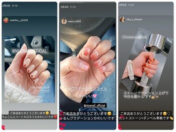 ナイスネイル 自由が丘店/お客様Instagram