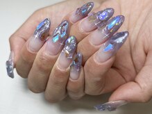 マハナ(mahana)/夜空キラキラネイル☆