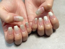 ネイルモア 藤が丘店(nail mor.)/ホワイトラメグラ