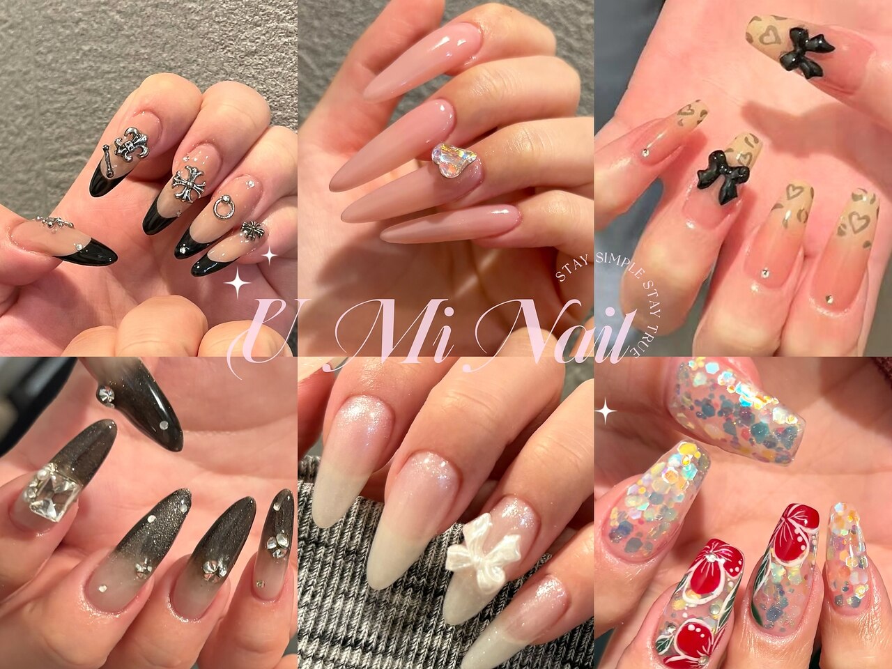 ネイルパーツ Yumi.yu 𝐲𝐮𝐦𝐢 デザイン長さ出し専門(Nail salon Yumi所属)のネイル