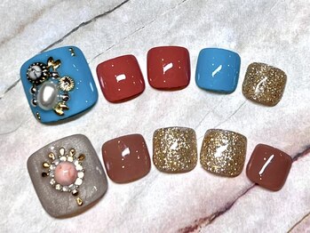 フィアト(Fiato)の写真/FOOT★【親指アートコース☆ドライケア込&初回オフ無料¥7500】Fiatoでしかできないハイセンスな足元に♪