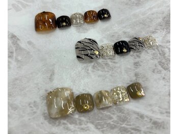 クレアネイル 高崎ウニクス店/フット定額メニューデザイン例