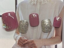 シエルネイルスタジオ 新宮店(Ciel nail studio)/【FOOT】シェルストーンデザイン