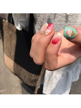 ハラジュクネイルズ(harajukunails)/シンプルデザインコース