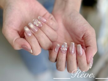 レーヴ(Reve.)/モテ可愛系/キラキラネイル/韓国