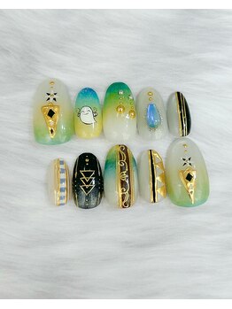 にじさんじイブラヒム概念ネイル