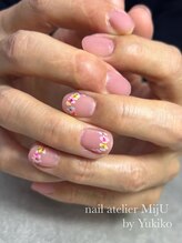 ネイル アトリエ ミジュ(nail atelier MijU)/インクフラワー