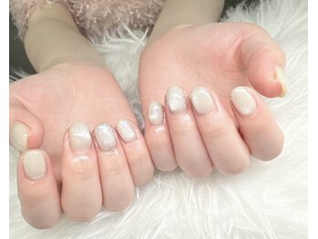 リブ(Lib)/マグネットネイル/ホワイト/上品