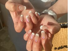 シェリーラメール 渋谷(cherielamer)/オーロラカラーフレンチ