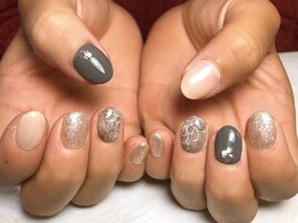 ワンカラー5500円アート可能