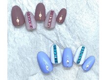 ネイルサロン ブリオン(Nail Salon Bullion)/パウダーストーンネイル