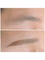 アイラッシュサロン ブラン ゆめタウン徳島店(Eyelash Salon Blanc) 元々アーチ型のお客様の眉毛ををストレートな眉毛に☆