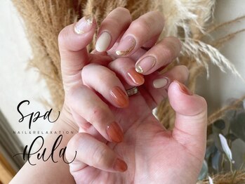 スパフーラ(Spa HULA)/アシンメトリーネイル