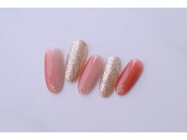 ラメ掛けアート