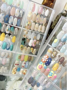 ビューティーサロンフルール(fleur)の写真/季節に合わせたトレンドデザインをご用意！ご新規様オフ無料☆【サロン人気No.1♪定額5,500円～】