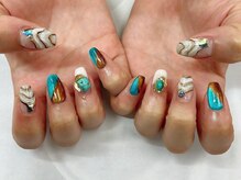 アール 桜木町店(R)/ボーホーネイル