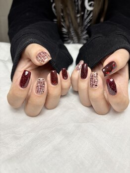 シャルール(chaleue)/バレンタインネイル