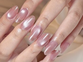 サロン テテ(tete)/水光マグネット×オーロラネイル