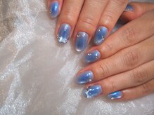 クリア 広尾 恵比寿(CLEAR)/リボンマグネットネイル