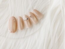 ヴァンネイル(VINGT NAIL nail&eye beauty)/冬に人気◎上品ツイードネイル