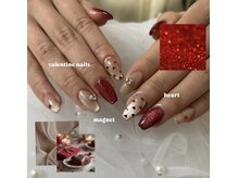グロウネイル(Glow.Nail)/バレンタインネイル