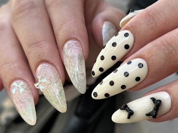 ネイルズカフェアン 姫路駅前店(nails cafe an)の写真/お好きなデザインを自由に楽しめます◎
付け放題8800 ※有料パーツ有  