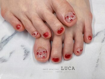 ネイルアトリエルカ(nail atelier LUCA)/W-771 大人さくらんぼネイル