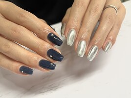 【60分design・ミラーネイル】