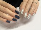 【60分design・ミラーネイル】