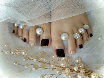 エマネイル バイ チュラ(emma nail_by chula)/フットネイル/ワンカラー