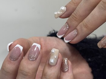 ブランシェール(blancher)/order design　フレンチネイル