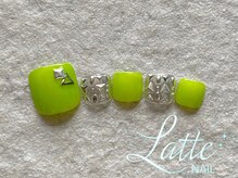 ラテネイル(Latte Nail)/10月定額デザイン　Foot ver.