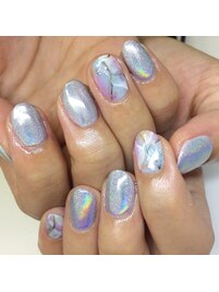 天然石ネイル￥7980
