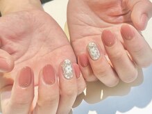 ネイルズ ララ(nails Lala)/ニュアンスフラワー。