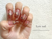 リリックネイル 本八幡店(LyricNail)/ホログラムフレンチ/長さだし別