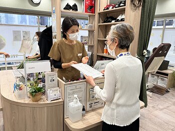 足楽 神田神保町店/受付