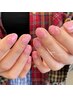 韓国風★色鉛筆描き★大人可愛いネイル¥9980