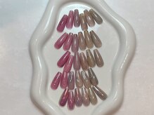 リーノ ベッラ(Lino bella)/くすみマグで大人ツヤ感ネイル