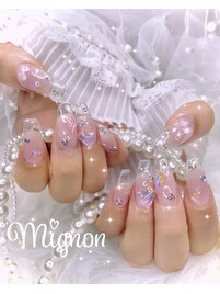 先端クリアネイル♪