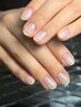 【クリアジェルネイル】透明感で魅せる、ナチュラル美爪♪
