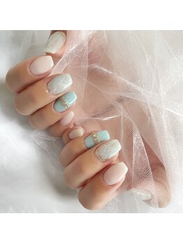 シュシュ(shou shou)/大理石ネイル♪