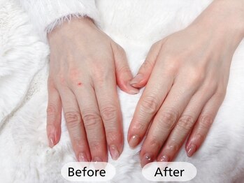 キャナ(CANA)の写真/顔にも使える美容効果の高いミストとクリームを使用したハンドケアが全ハンドネイルメニューに付いてくる♪