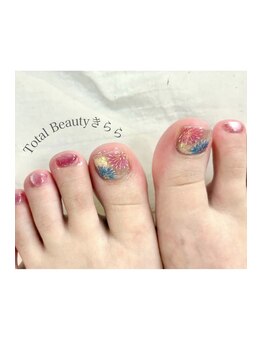 ネイルサロン きらら 藤沢本店/花火ネイル