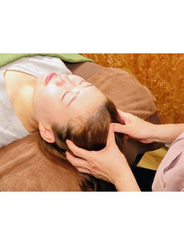 ヘッドスパで癒されたい