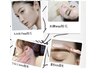 全顔WAX＋美眉デザイン＋うなじWAX+コルギ　ダブルリペアケア¥14800