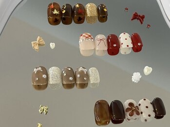 ネイルメゾン 渋谷店(NAIL MAISON)の写真/当店人気No.1☆【6800円A/Wコース】この季節にぴったりのネイルがお得に楽しめる♪