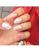 アイラッシュアンドネイル専門店 クラル(CURAR)/シェルネイル￥9980