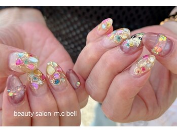 エムシーベル(m.c bell)/シェルのブロッキングネイル