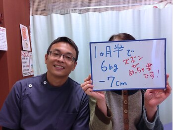 杉本接骨鍼灸院/66.8kg→？kg　47歳　159cm