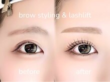 【ブロウスタイリング×まつげパーマ】お顔の印象が変わります！